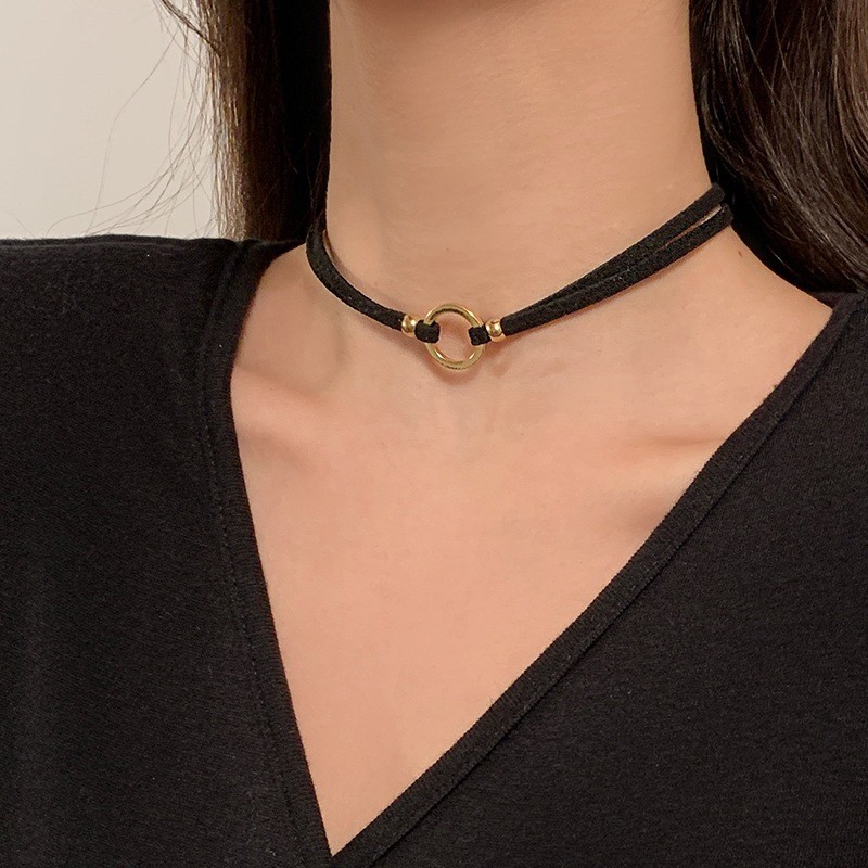 Minimalist Unity Ring Dual-Strand Day Collar 2 Minimalist Unity Ring Dual-Strand Day Collar