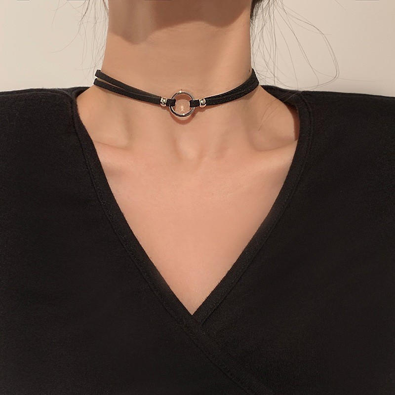 Minimalist Unity Ring Dual-Strand Day Collar 3 Minimalist Unity Ring Dual-Strand Day Collar