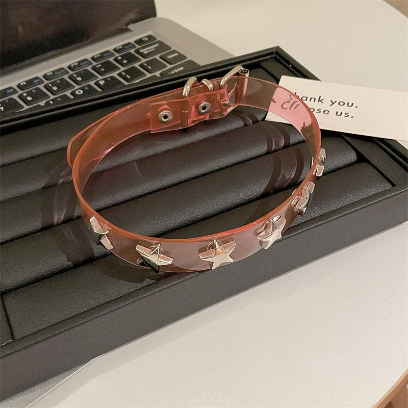 Ethereal Starry Pink Translucent Day Collar 2 Ethereal Starry Pink Translucent Day Collar