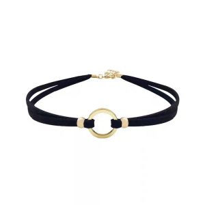 Minimalist Unity Ring Dual-Strand Day Collar