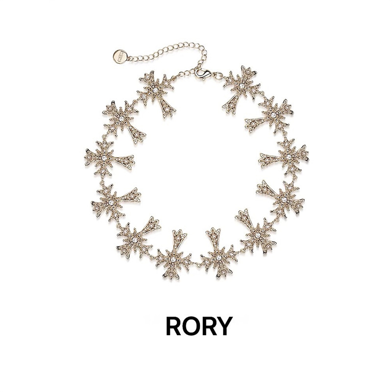 Ethereal Cascading Crosses Day Collar 5 Ethereal Cascading Crosses Day Collar