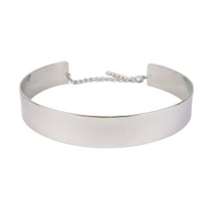 Sleek High-Polish Broad Torque Day Collar