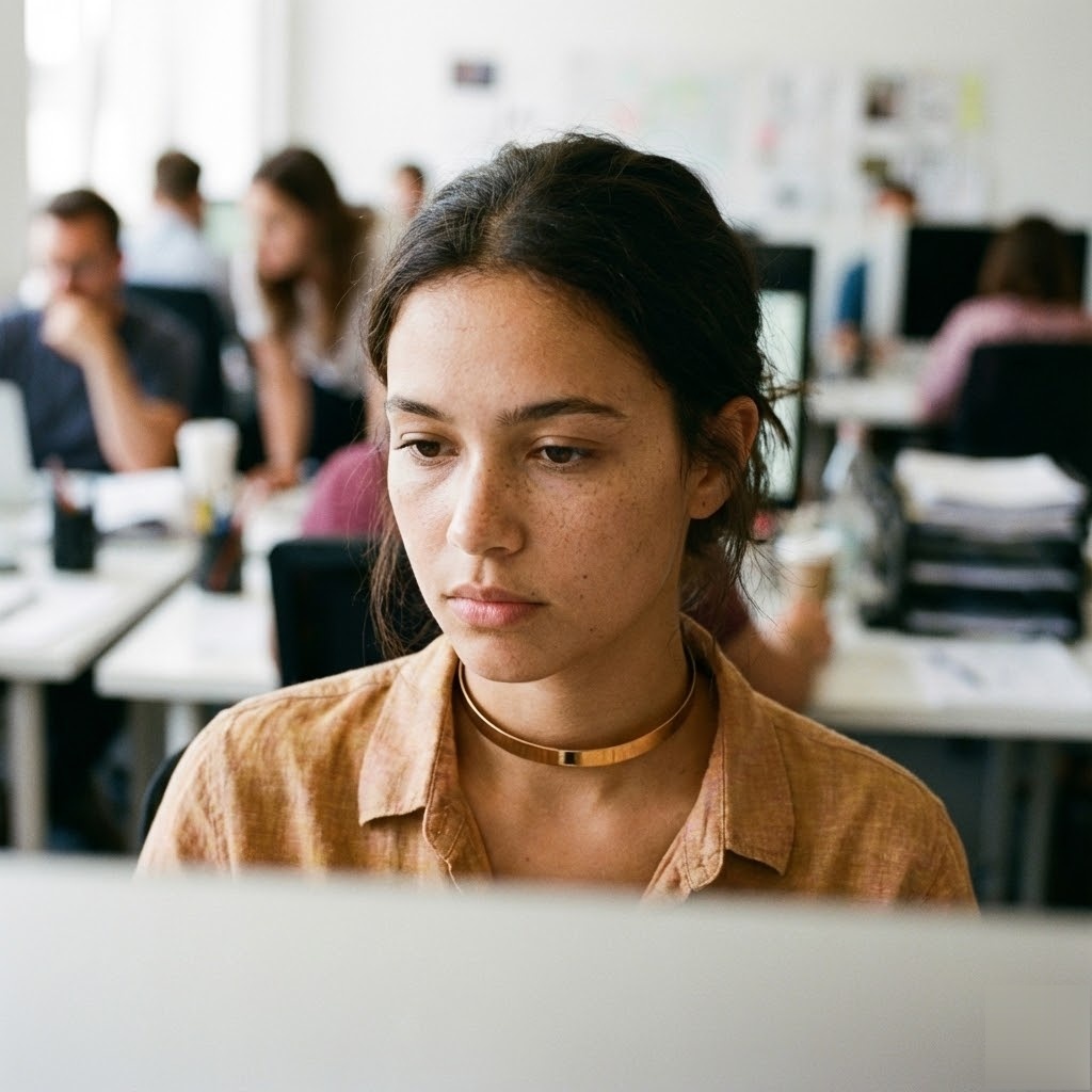 Modern industrial flat silver torque day collar